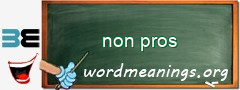 WordMeaning blackboard for non pros